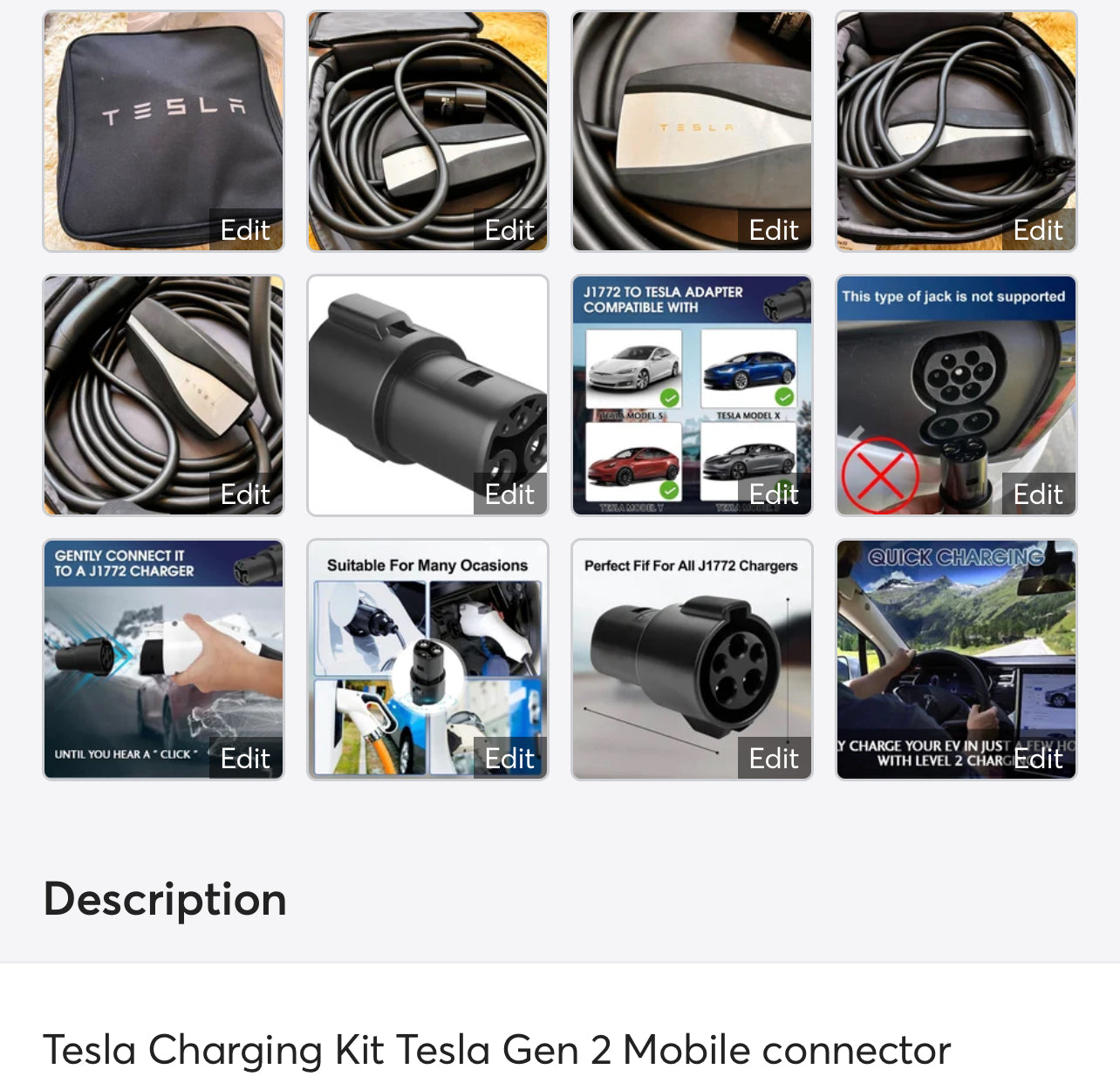 Tesla Charging Kit Tesla Gen 2 Mobile connector