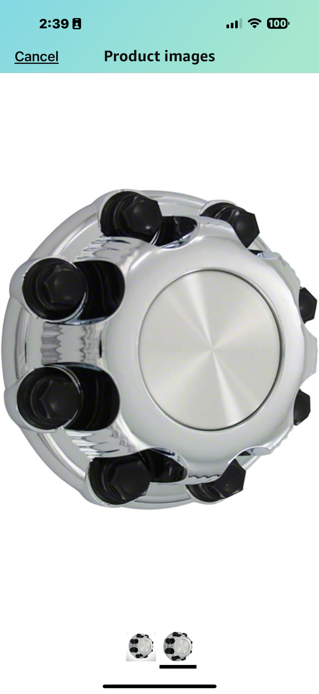 Chrome Closed Center Caps fit for Chevy Silverado 2500 1999-2010
