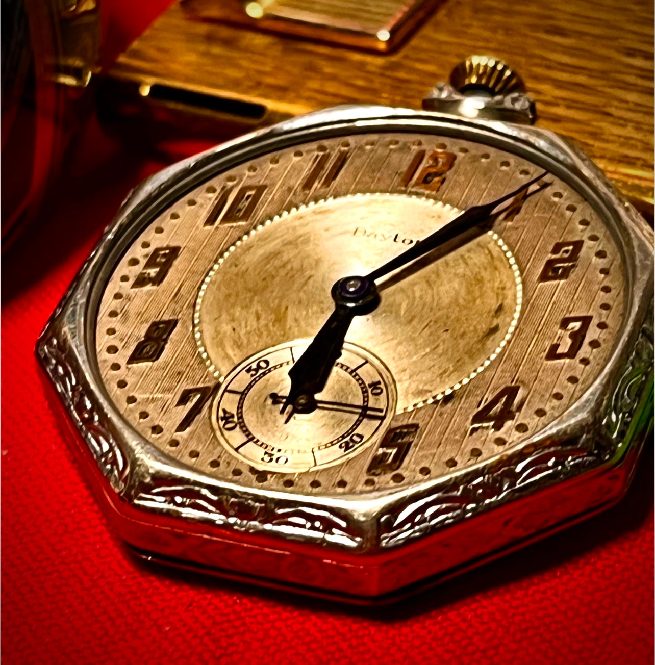 R#226 Dayton W Co 12M Octagon Pocket watch