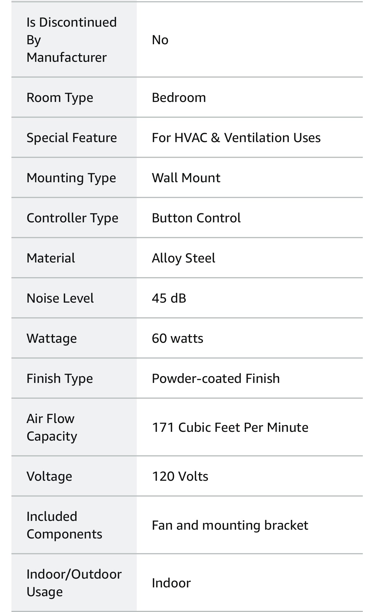 Hurricane 8 Inch Inline Fan 745 CFM - Quiet Fan with Steel Housing and Powder-Coated Finish, Easy Installation