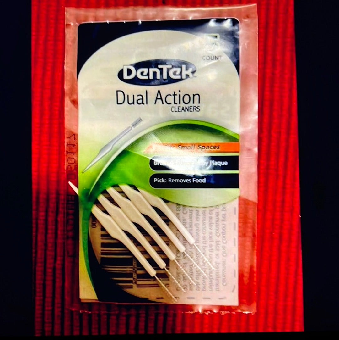 DENTEK DUAL ACTION 5 pkg for Bridges Braces trouble Spots Lot Of 20 Fast Ship