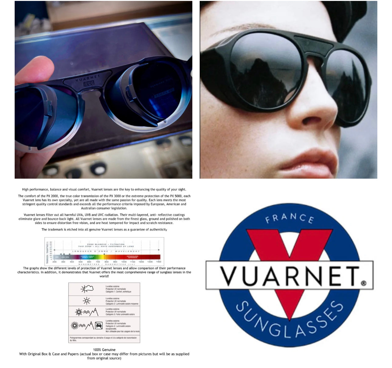 VUARNET Sun Glasses   Black beautiful