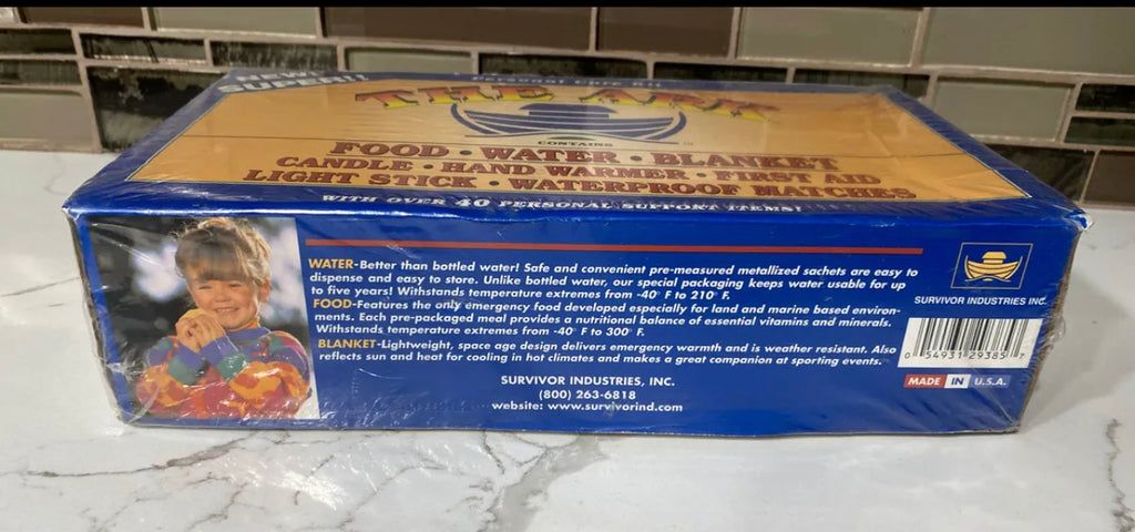 NEW THE ARK Personal Care Survival Kit , Out Of Date FACTORY SEALED