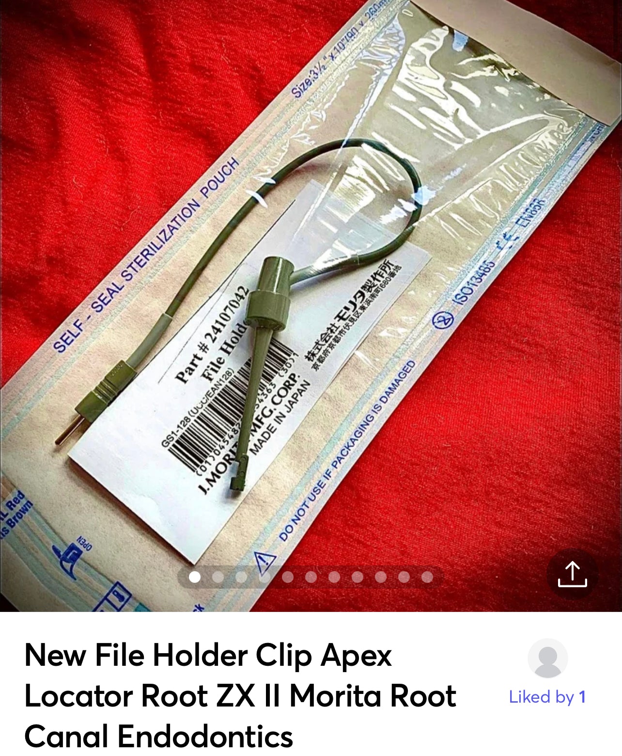 New File Holder Clip Apex Locator Root ZX II Morita Root Canal Endodontics