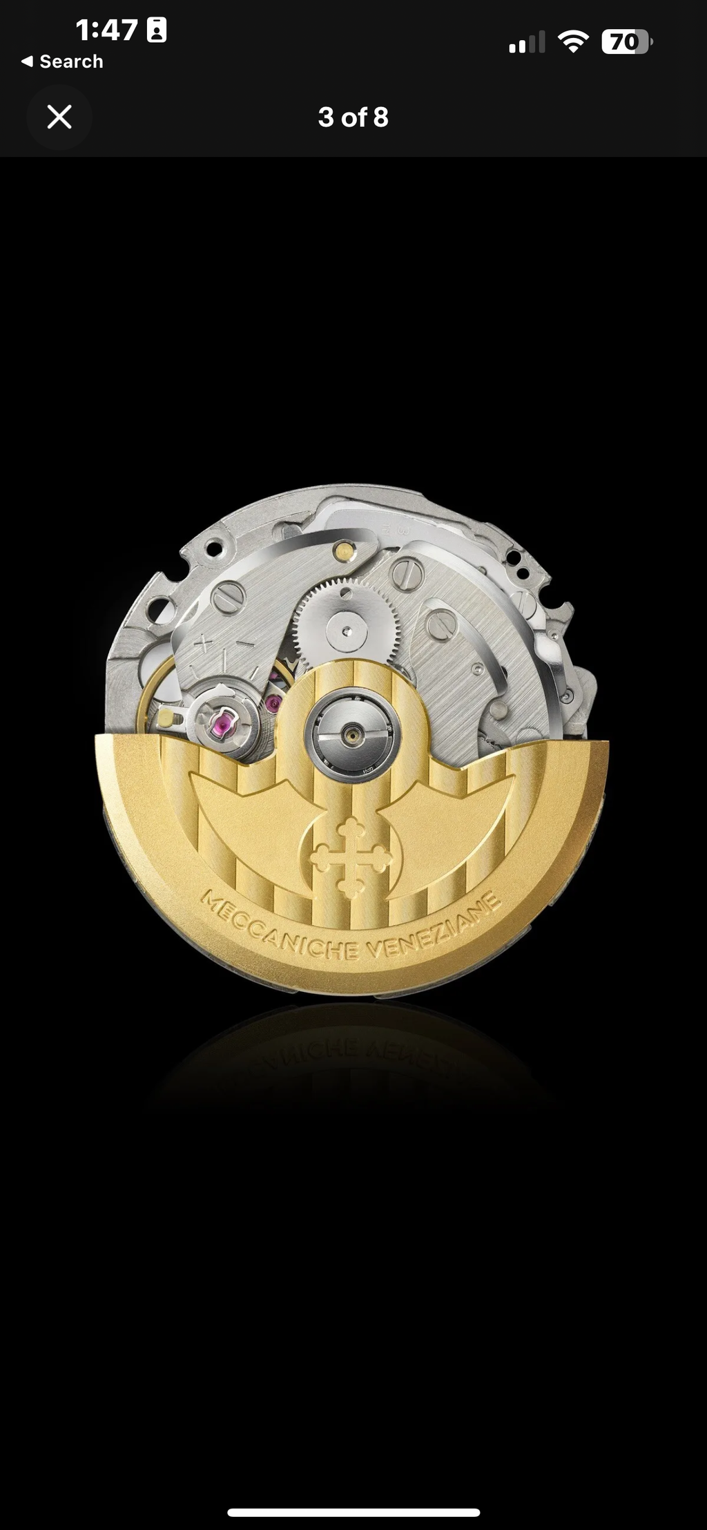 Sold #383 Reserved for  Carlos Beautiful Designer Meccaniche Veneziane Hand Made in Italy Very High Quality