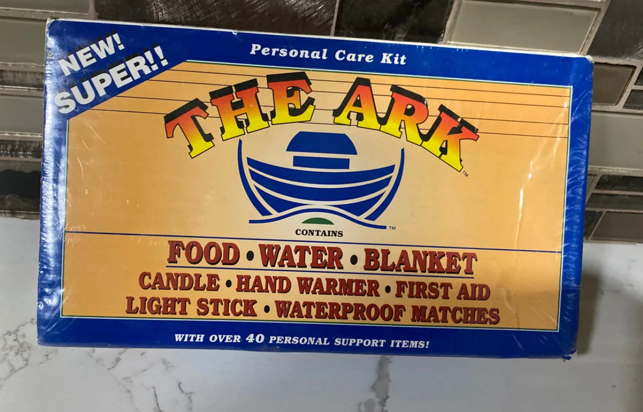 NEW THE ARK Personal Care Survival Kit , Out Of Date FACTORY SEALED