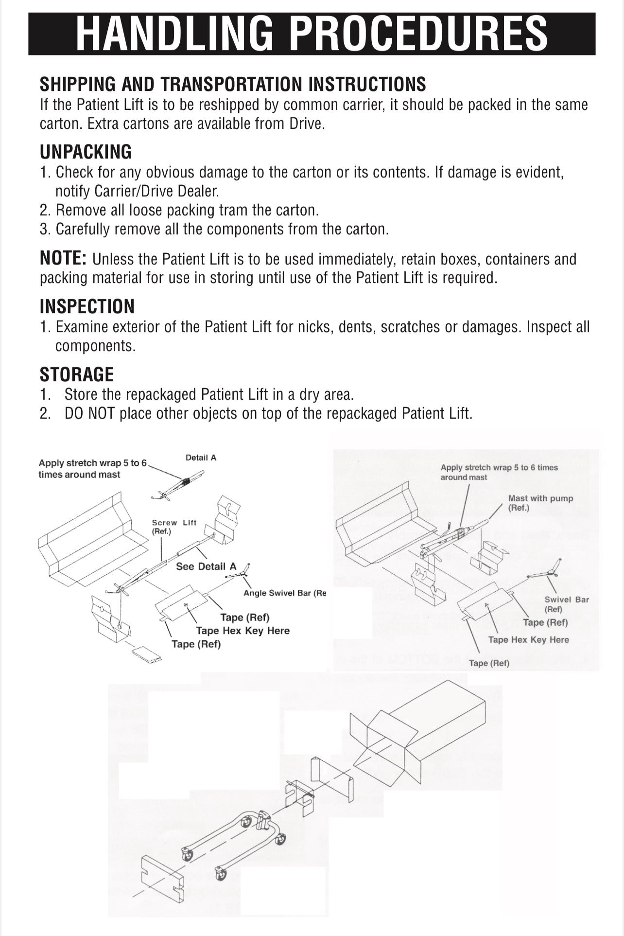 Drive Medical 13023SV Hydraulic Patient Lift Six Point Cradle Silver Vein