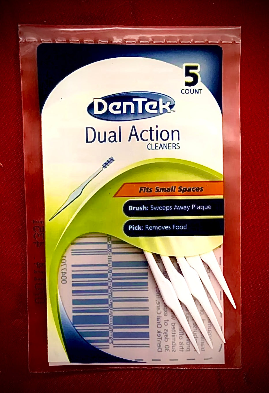 DENTEK DUAL ACTION 5 pkg for Bridges Braces trouble Spots Lot Of 20 Fast Ship