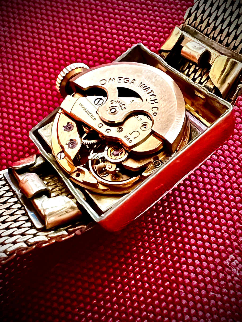 R#944 Omega ladymatic 17 jewels 14 Gold filled wrist watch