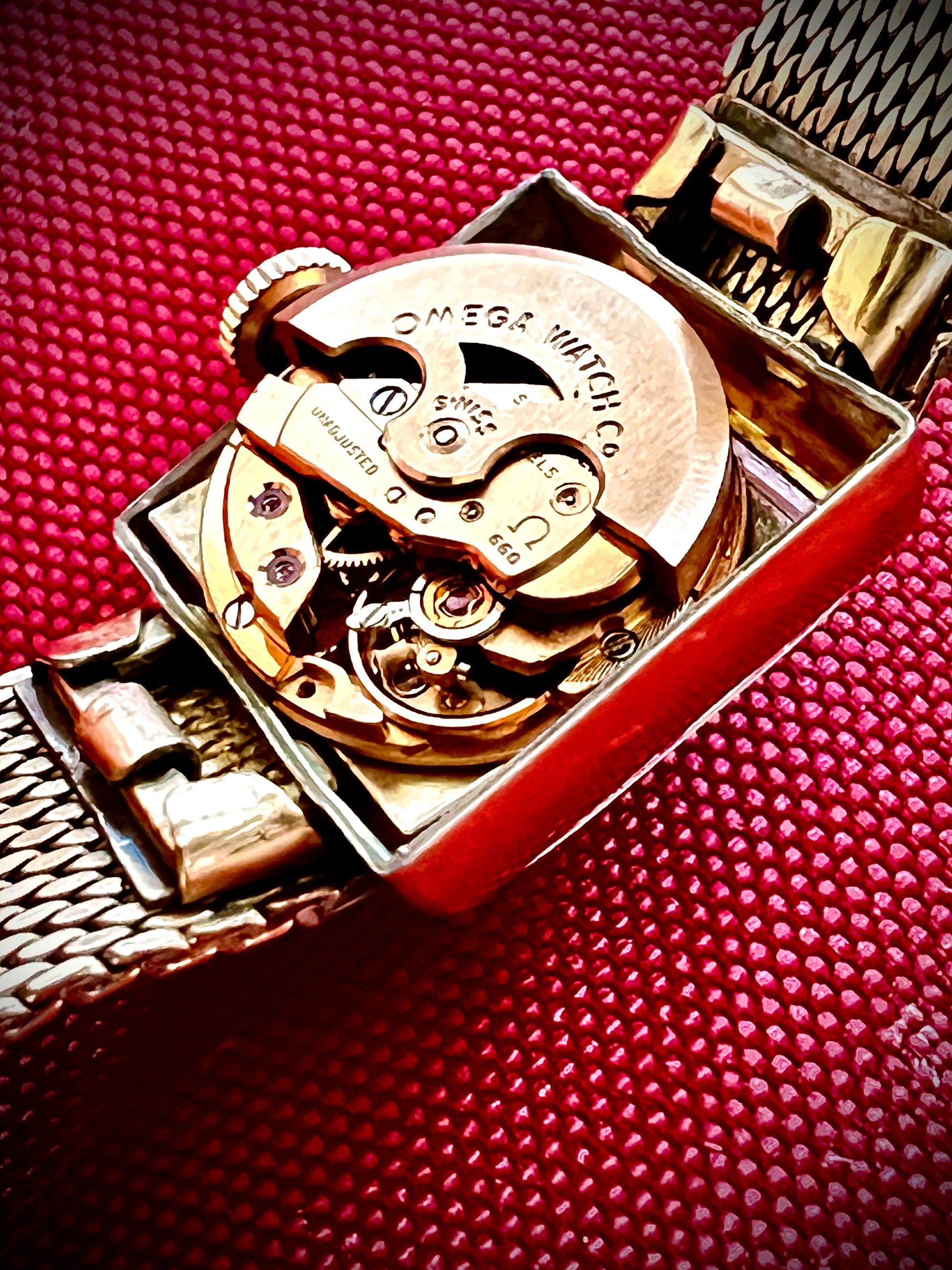 R#944 Omega ladymatic 17 jewels 14 Gold filled wrist watch