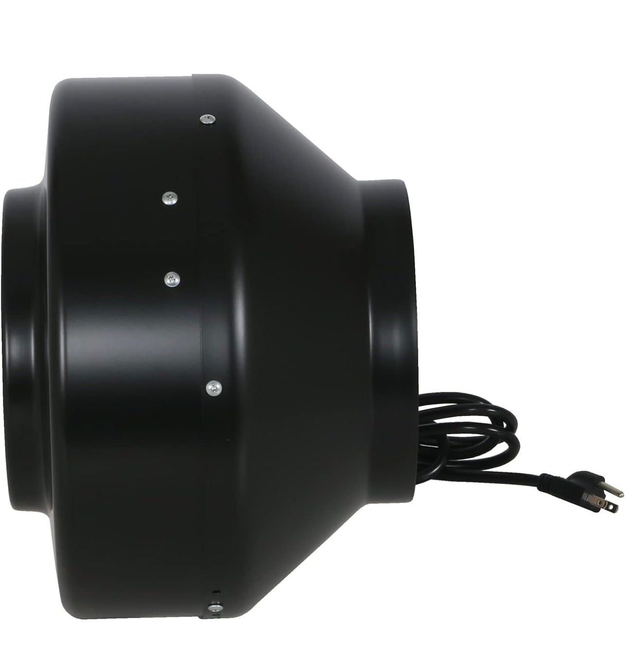 Hurricane 8 Inch Inline Fan 745 CFM - Quiet Fan with Steel Housing and Powder-Coated Finish, Easy Installation