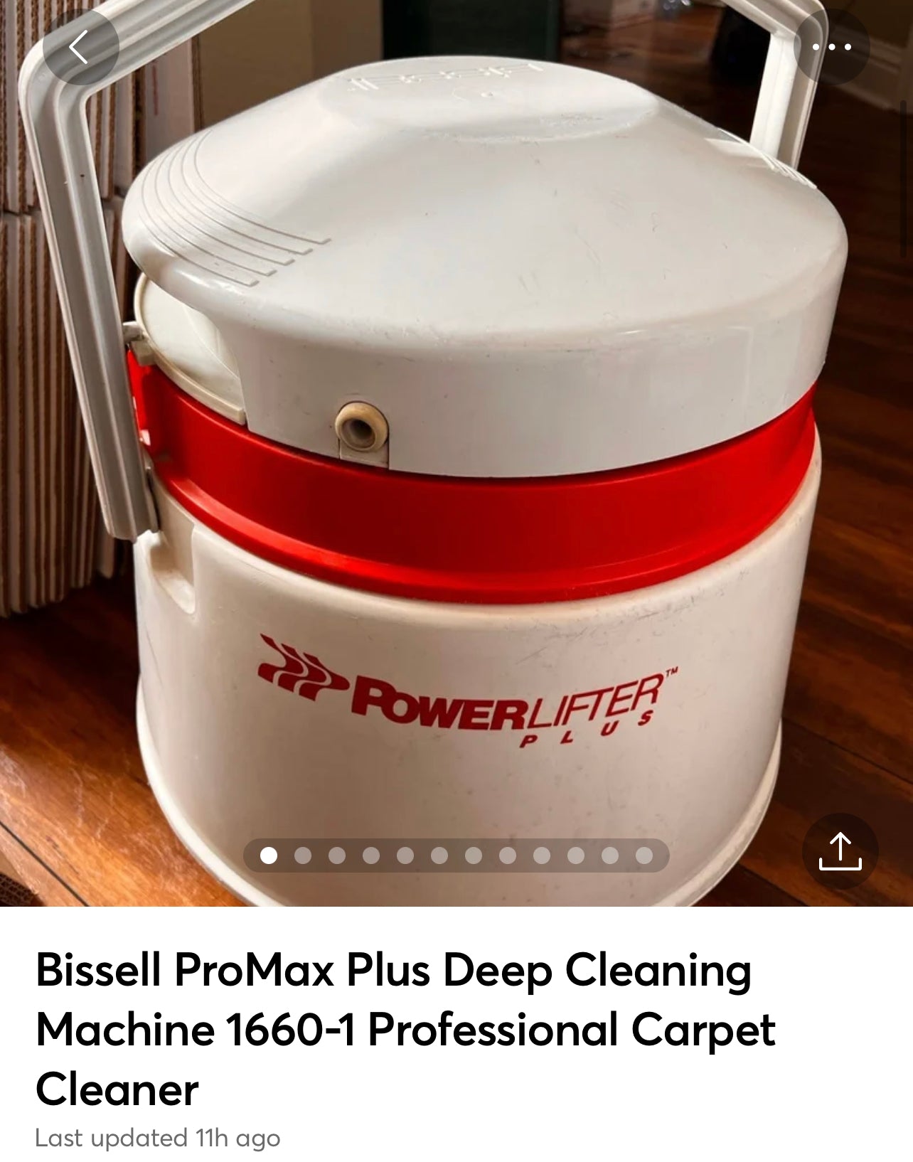 Bissell ProMax Plus Deep Cleaning Machine 1660-1 Professional Carpet Cleaner