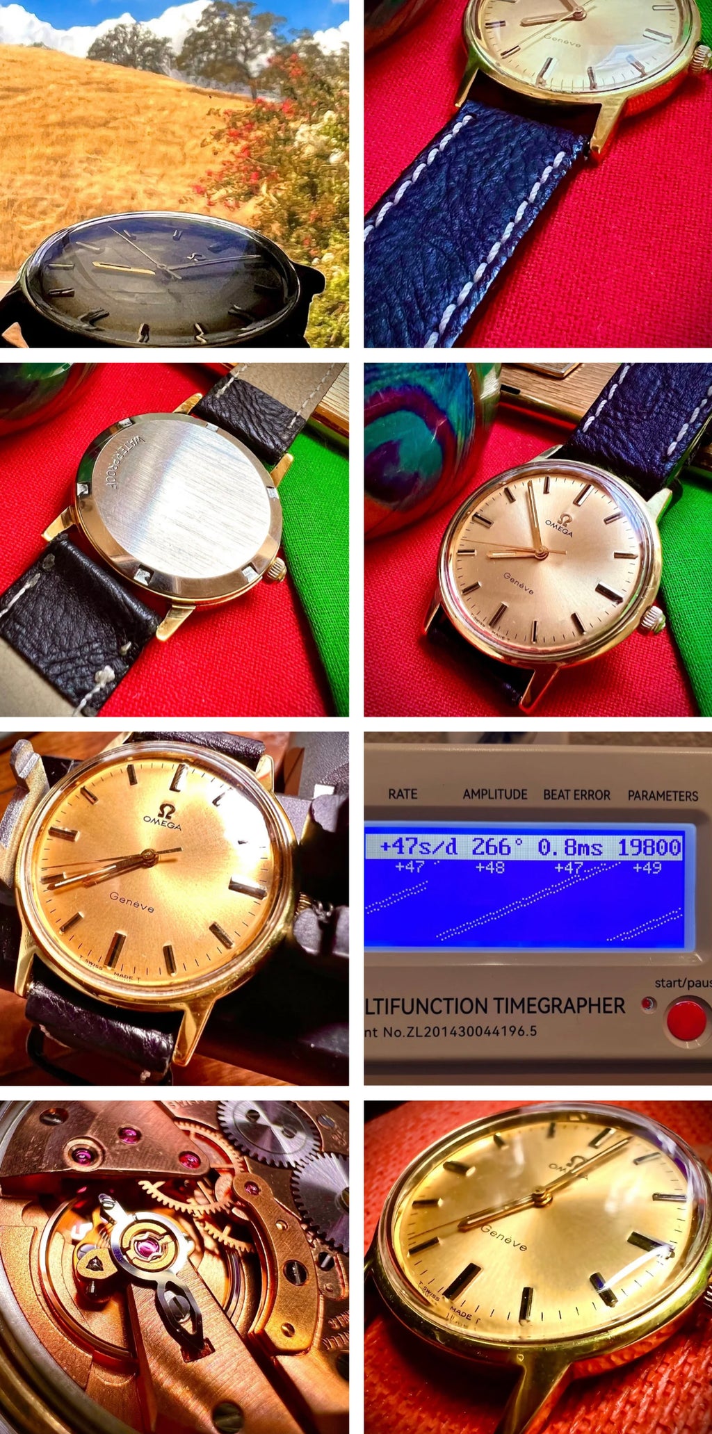#602 GENEVE OMEGA Men's Watch Rare Vintage (Antique) Original Swiss Made