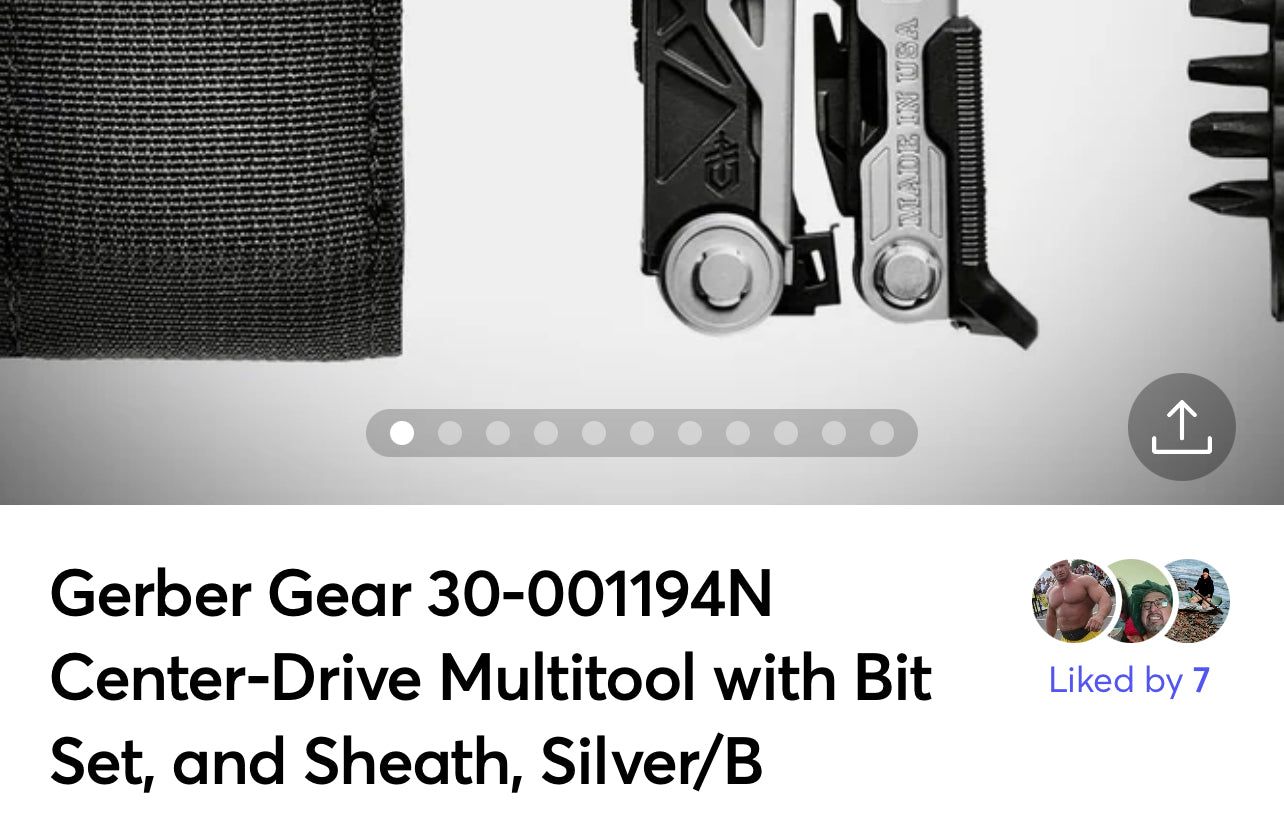 Drive Multitool with Bit Set, and Sheath, Silver/Black,Standard Bit Set