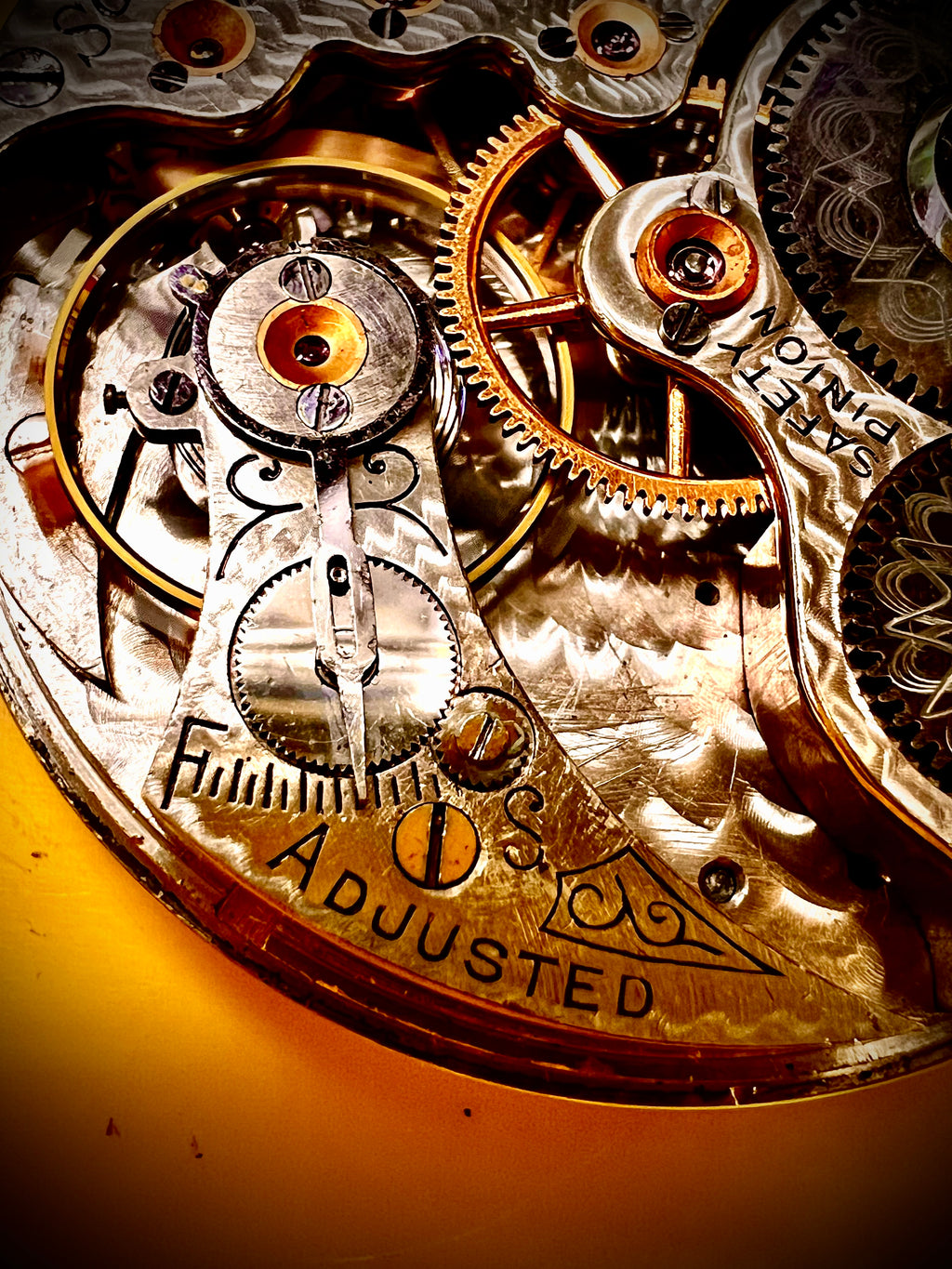 #584M South Bend Pocket Watch Movement Adjusted and Serviced for your Wrist watch conversion Project