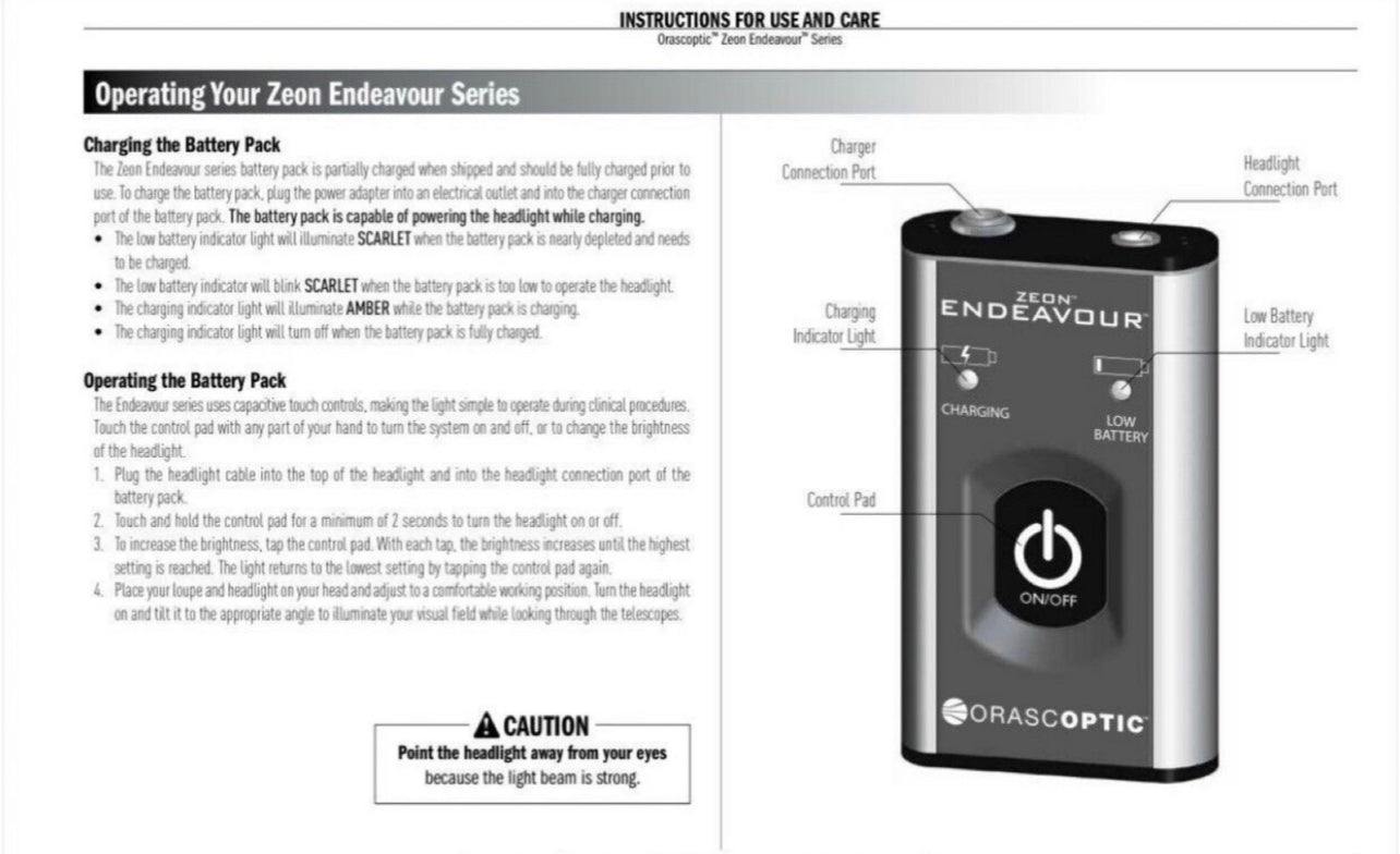 A  Battery EXchange program  For Orascoptic Endeavour / Endeavour XL / Discovery