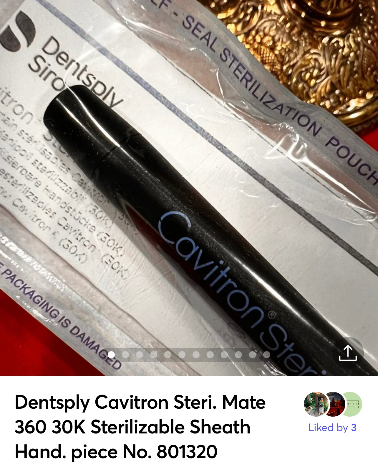 Dentsply Cavitron Steri- Mate 360 30K Sterilizable Sheath Handpiece No .8013201