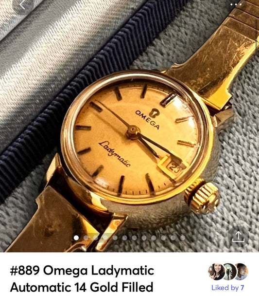 #889 Omega Ladymatic (Watch) 14 Gold Filled