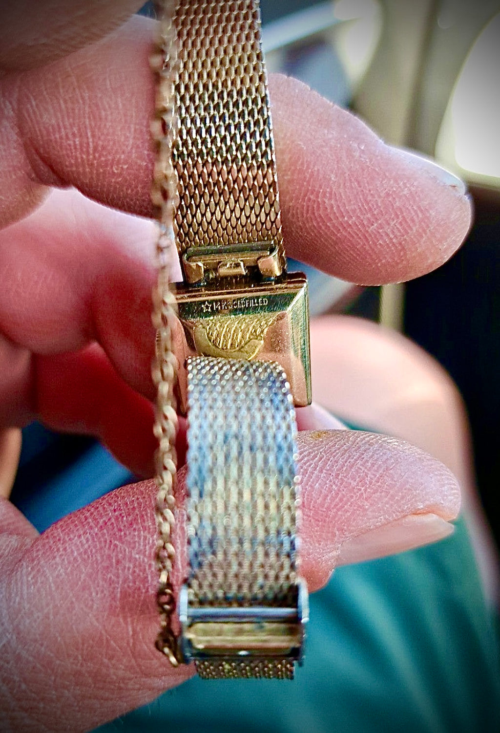 R#944 Omega ladymatic 17 jewels 14 Gold filled wrist watch