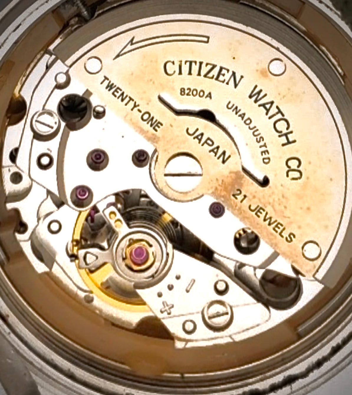 #676 Rare Collector’s 50 years old AUTOMATIC 21 Jewls Micky Mouse CITIZEN