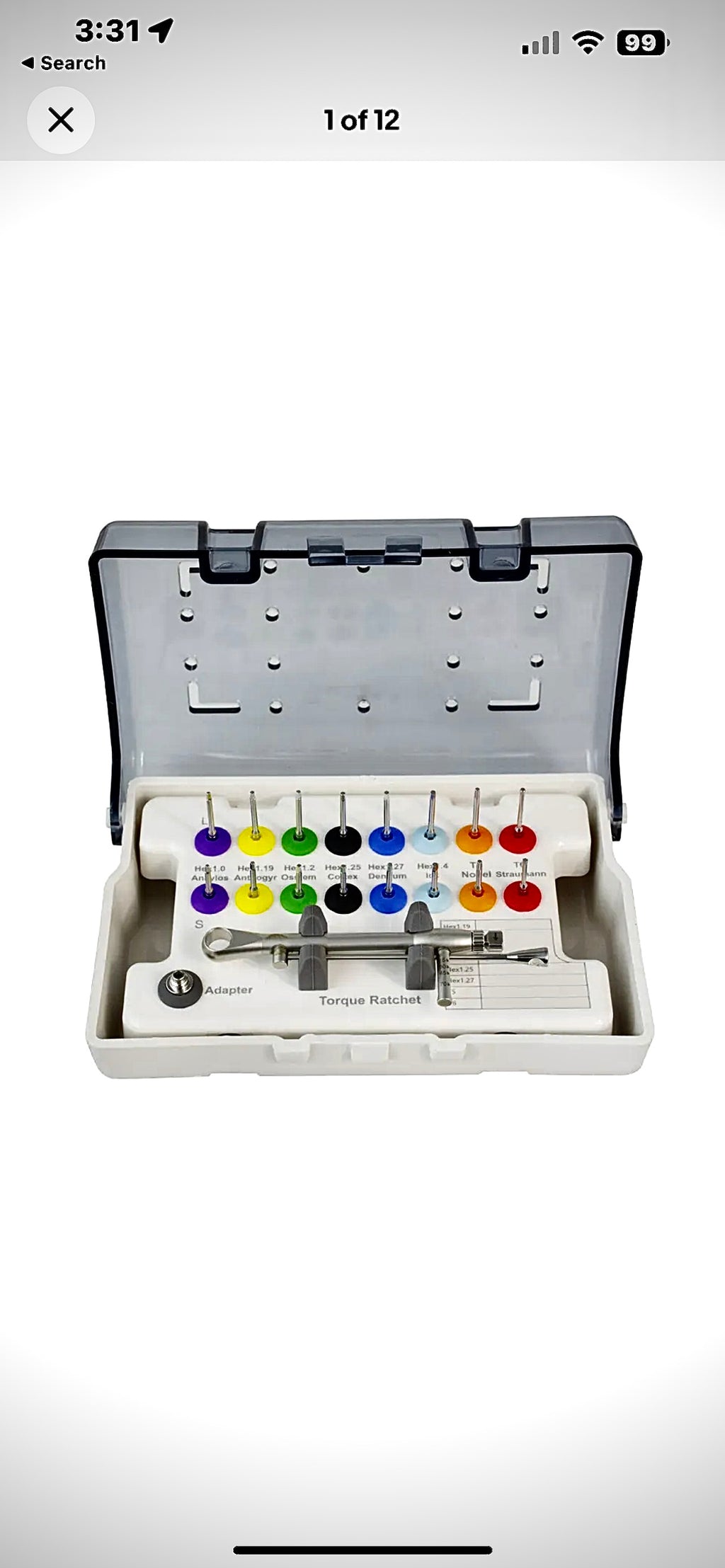 Universal Prosthetic kit Screwdriver  For Dental Implant Surgery and Restoration