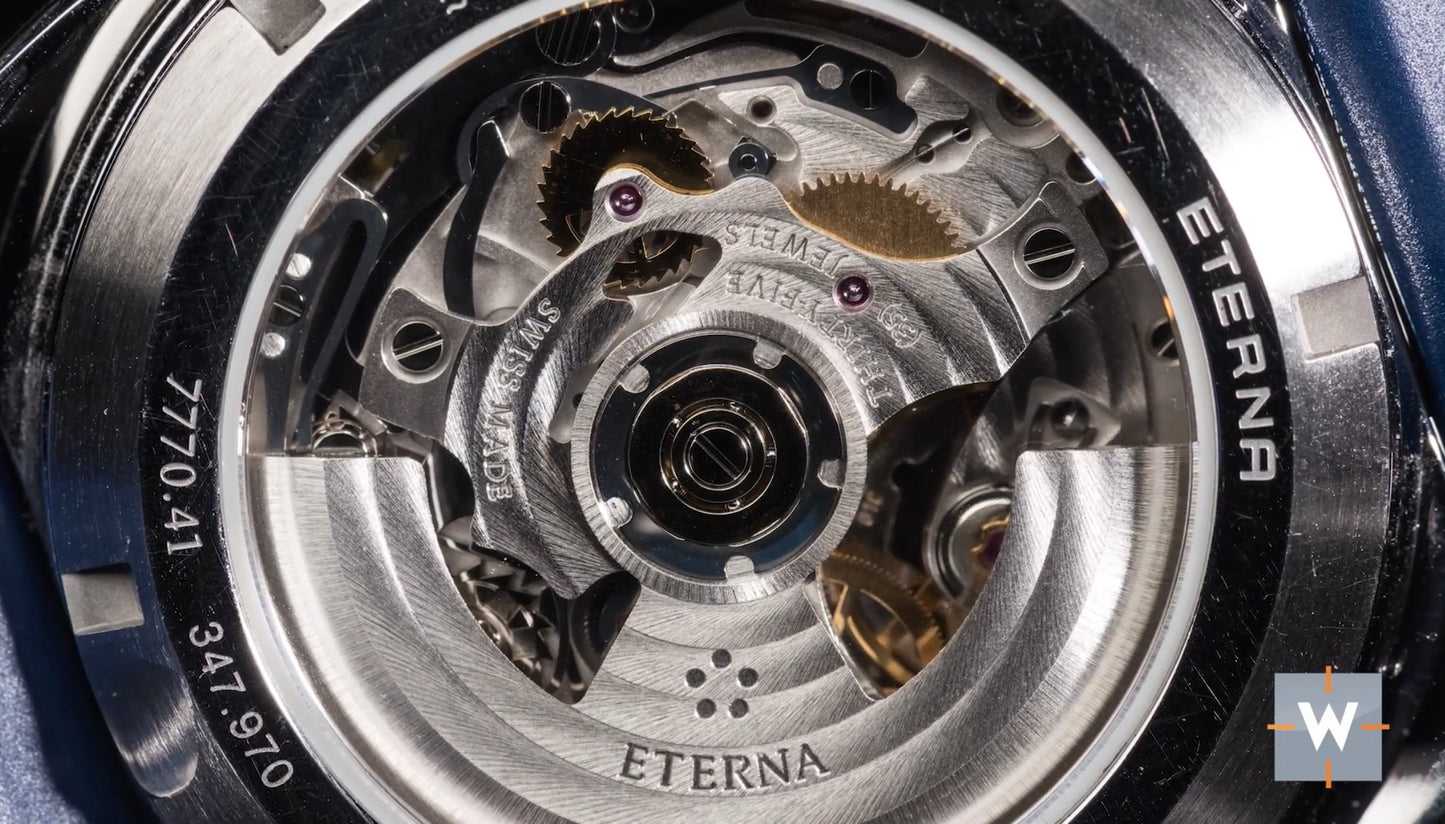 #736 Eterna Chronograph 200 meter ref: 7770.41.49.1718 Swiss Made