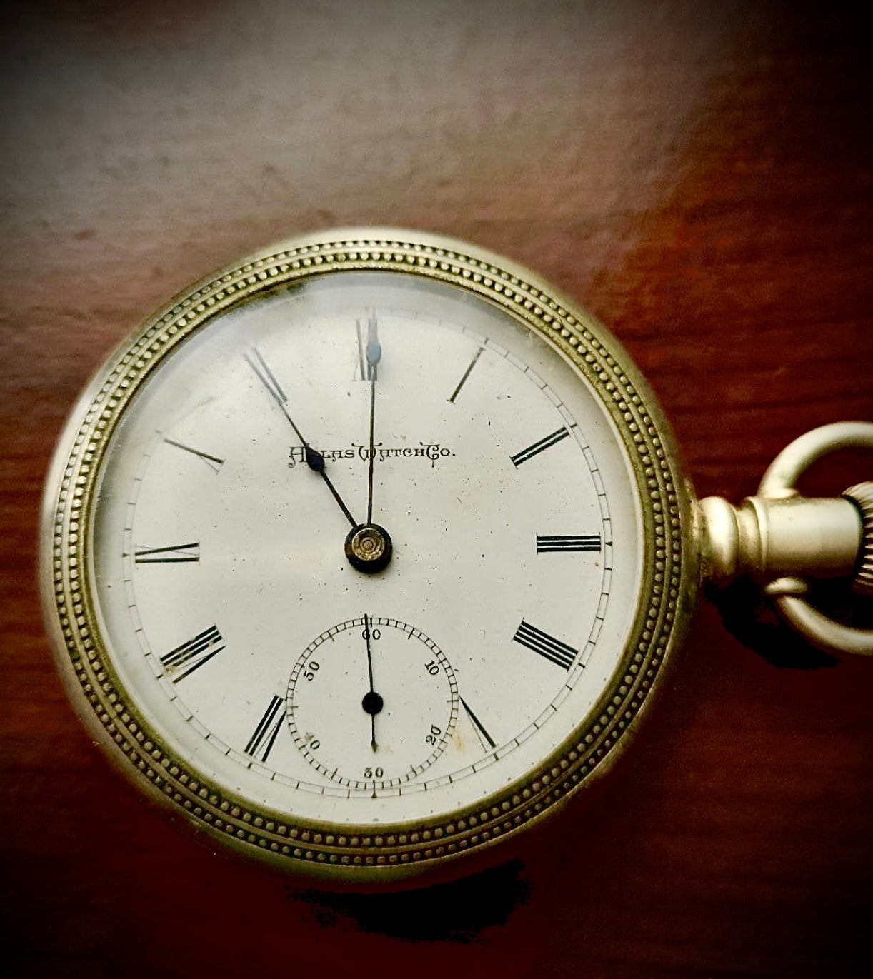 #609 Antique Illinois Pocket Watch Heavy Coin Nickel late 1800s Rare collector’s Watch over 120 years old working great