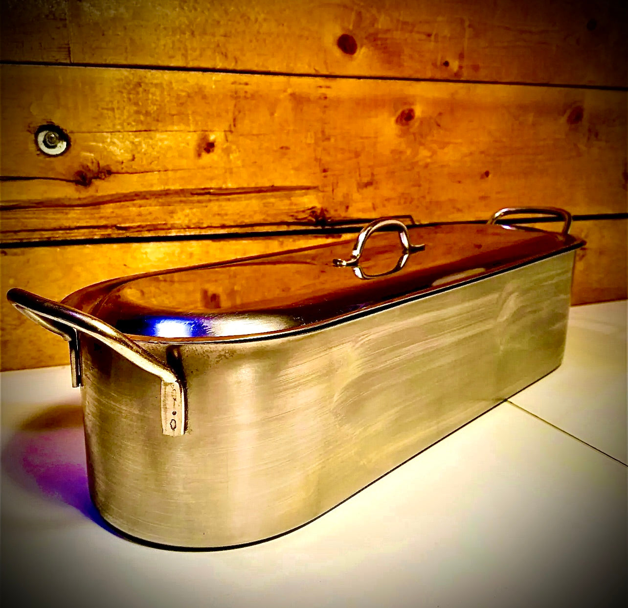 Inox 18" Fish Poacher 18c V I S Stainless Steel w/ Tray - Swanky Barn