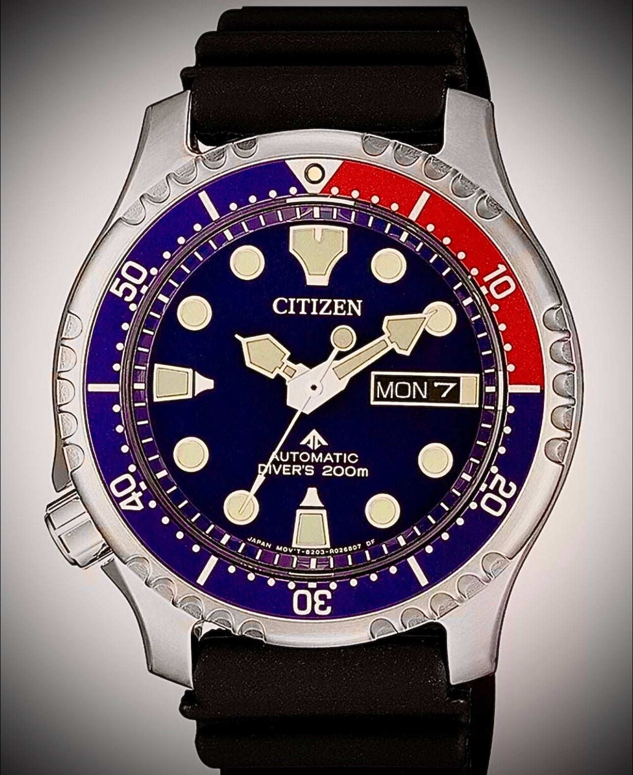 #382 Citizen Pepsi Bezel Promaster Diver Men's Automatic Watch NY0086- 16L Beautiful Elegant (Copy)