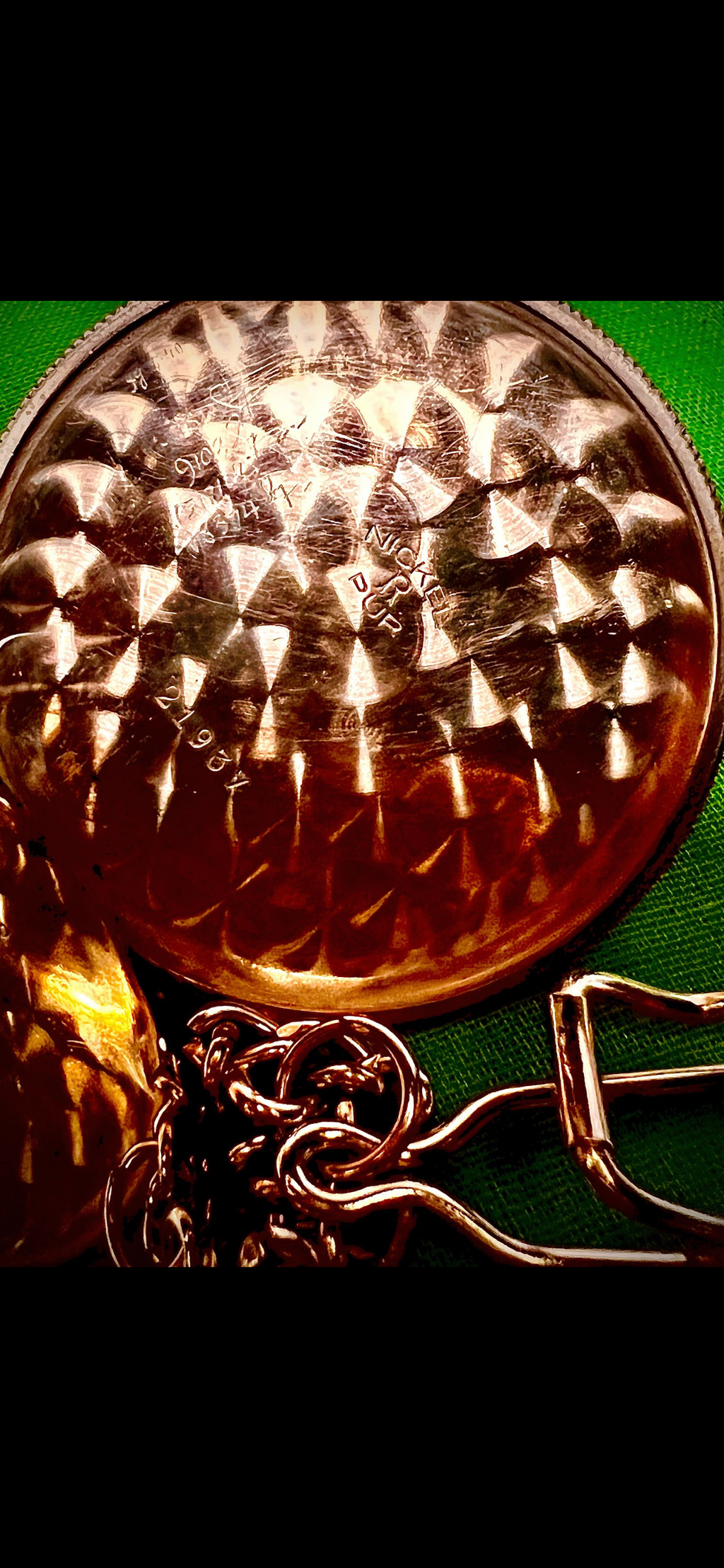 #334 Beautiful Arsa antique pocket watch in Excellent working condition Keeping Time