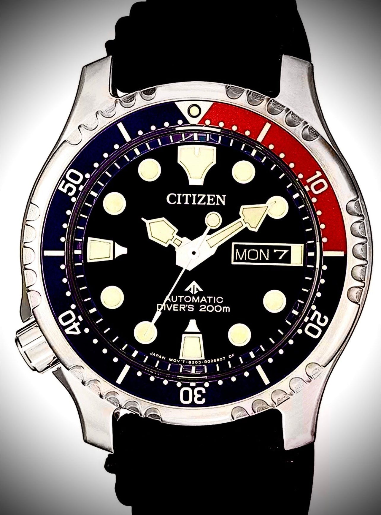 #382 Citizen Pepsi Bezel Promaster Diver Men's Automatic Watch NY0086- 16L Beautiful Elegant (Copy)