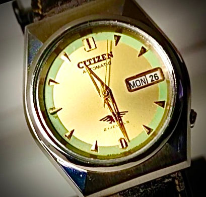 #142-A Vintage WRISTWATCH CITIZEN Automatic 21 Jewels Japan ORIGINAL Watch