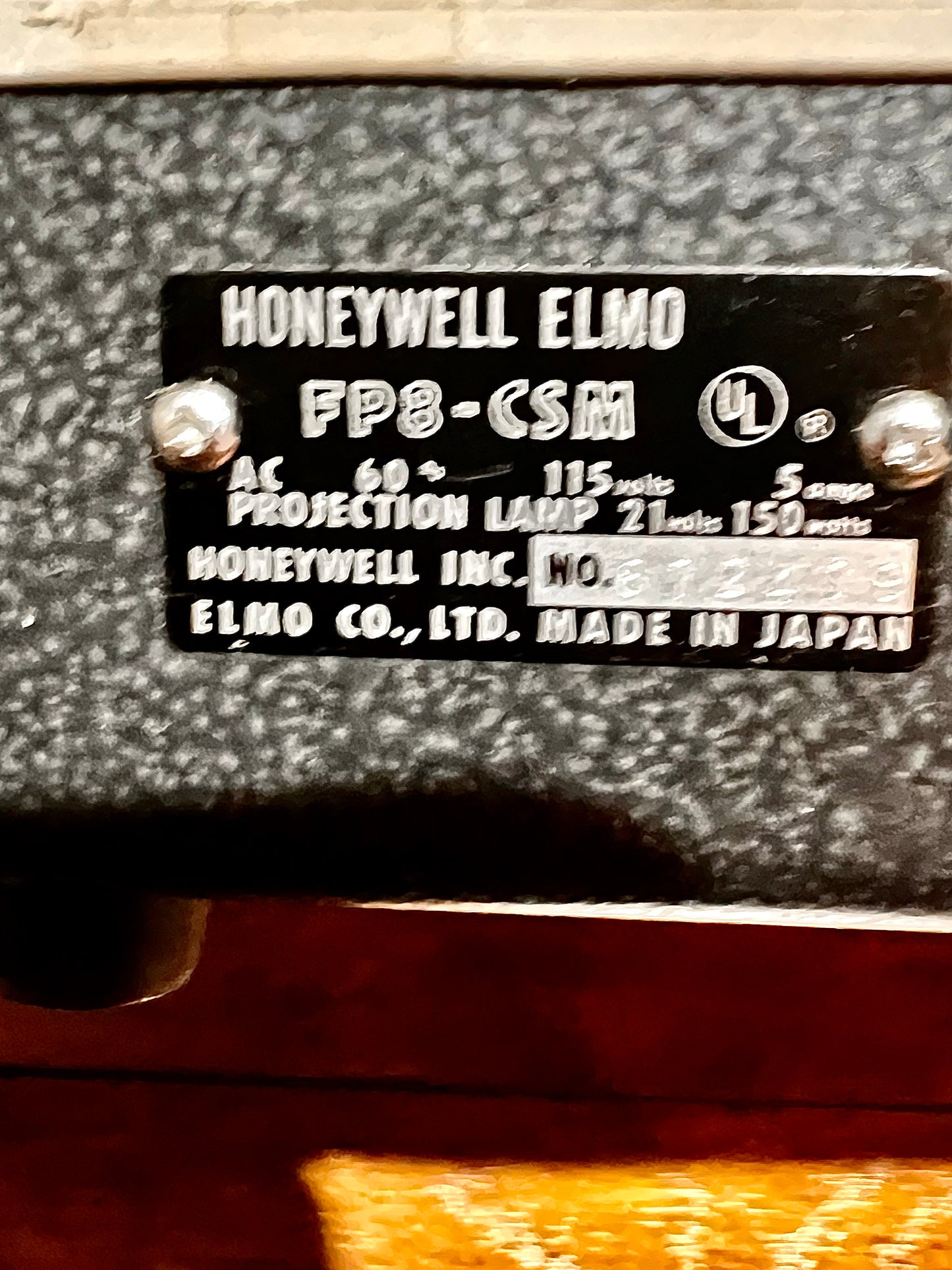 Honeywell Elmo FP8-C Dual 8mm Adjustable Speed Movie Projector in Box Working