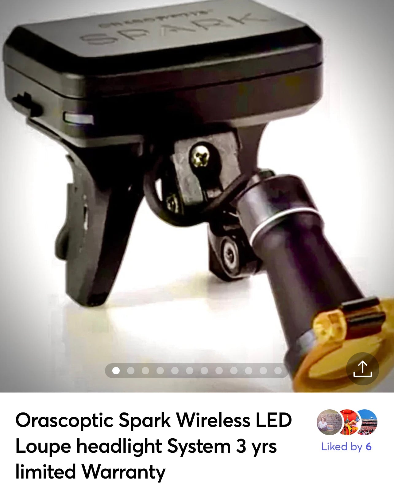 Orascoptic Spark Wireless LED Loupe headlight System 3 yrs limited Warranty reserved for Julian’s Customers Columbia