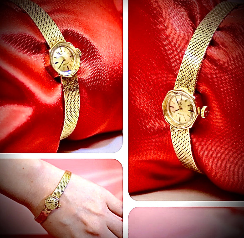 #834 Vintage Omega Ladies’s Cocktail Watch keeping accurate time