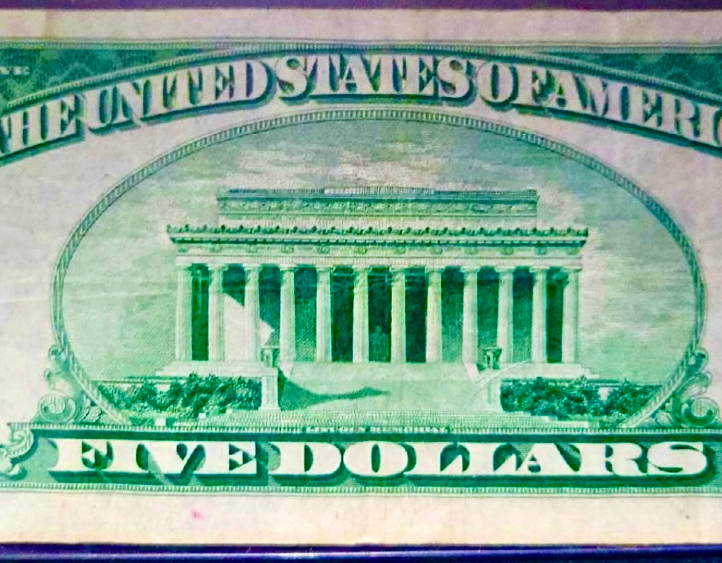 USA Series 1953 $5 bill silver note