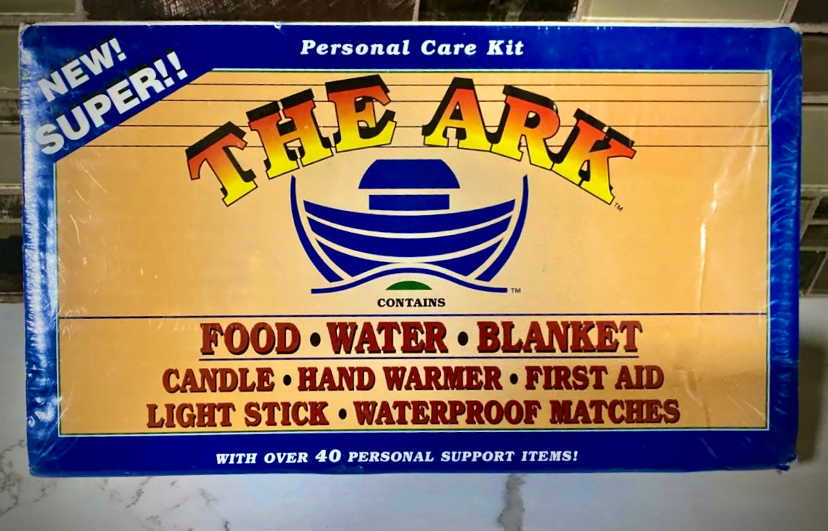 NEW THE ARK Personal Care Survival Kit , Out Of Date FACTORY SEALED