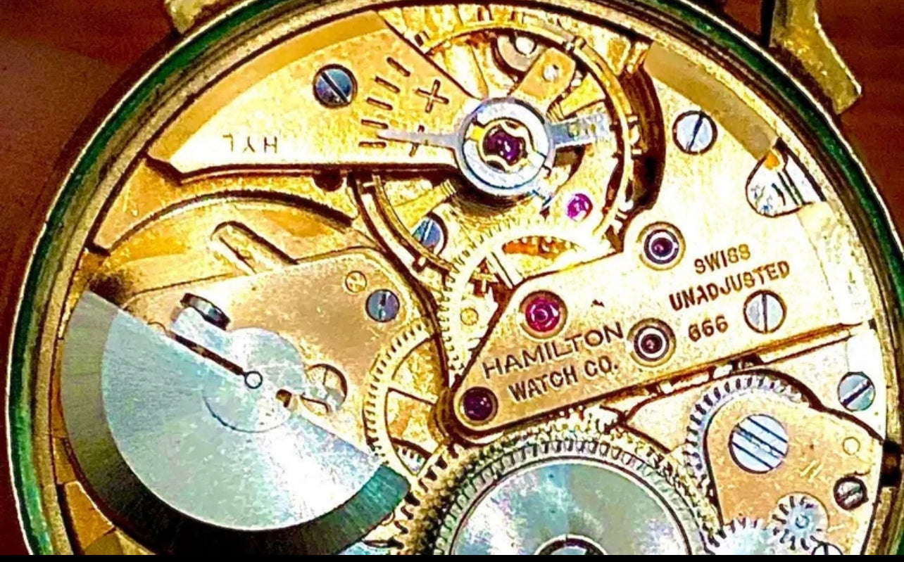 #260 Vintage Rare Hamilton 10K Gold Filled 17J 666 Movement Automatic Men's Watch