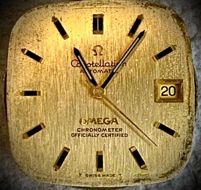 R#793 Omega Constellation automatic chronometer square