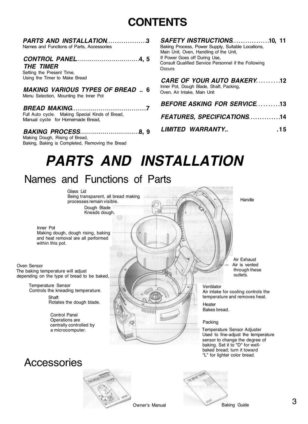 #01 Welbilt The Bread Machine  Model ABM-100-3 Bread Maker- Tested & works