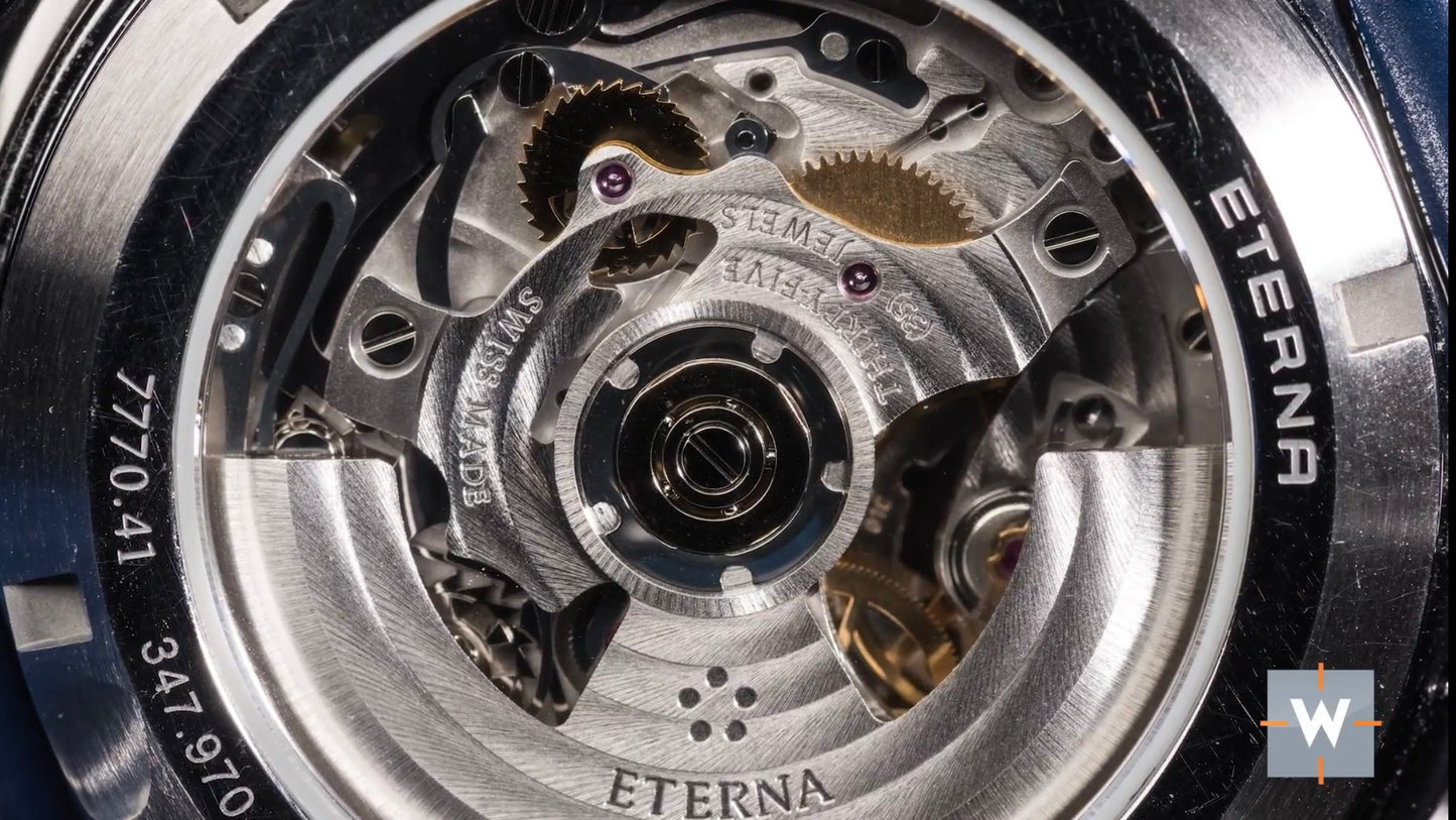 #736 Eterna Chronograph 200 meter ref: 7770.41.49.1718 Swiss Made