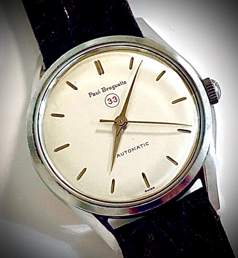 #573 PAUL BREGUETTE 33 Automatic Swiss made Beautiful