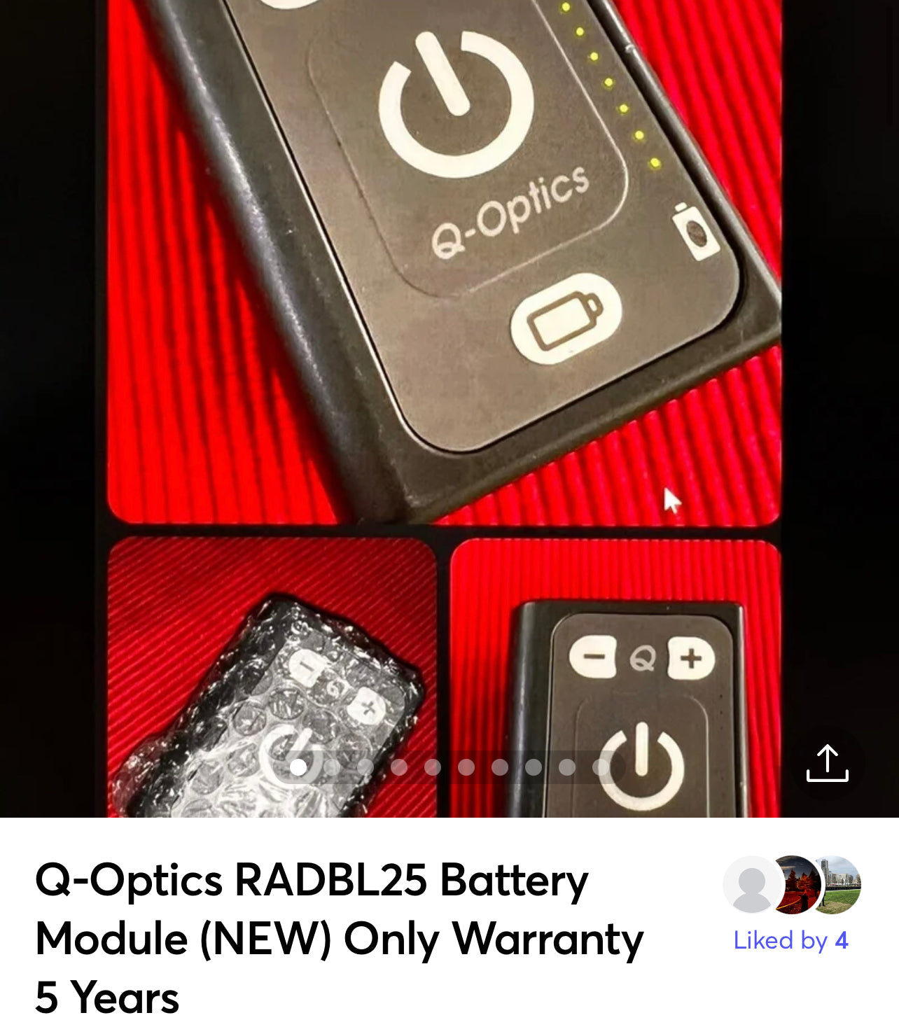 Q-Optics RADBL25 New Battery Module Only With 3 Yr Warranty