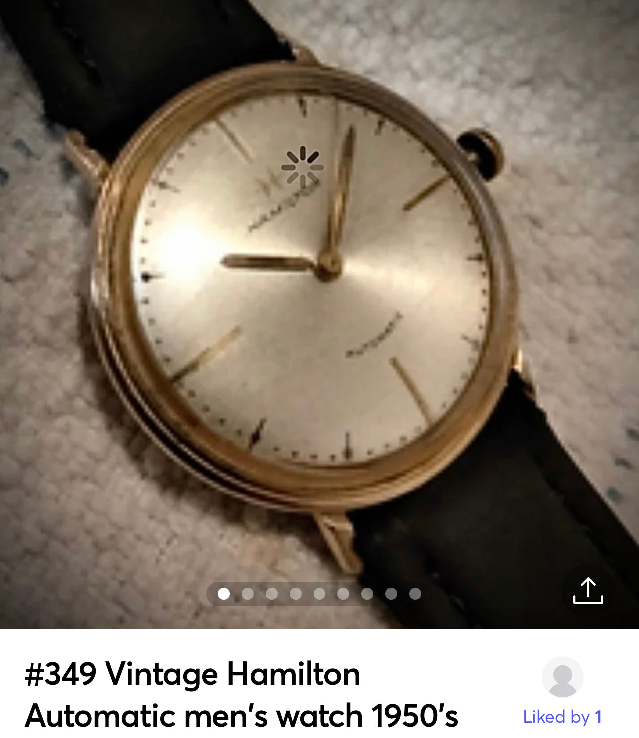 #349 Vintage Hamilton Automatic men's watch 1950's