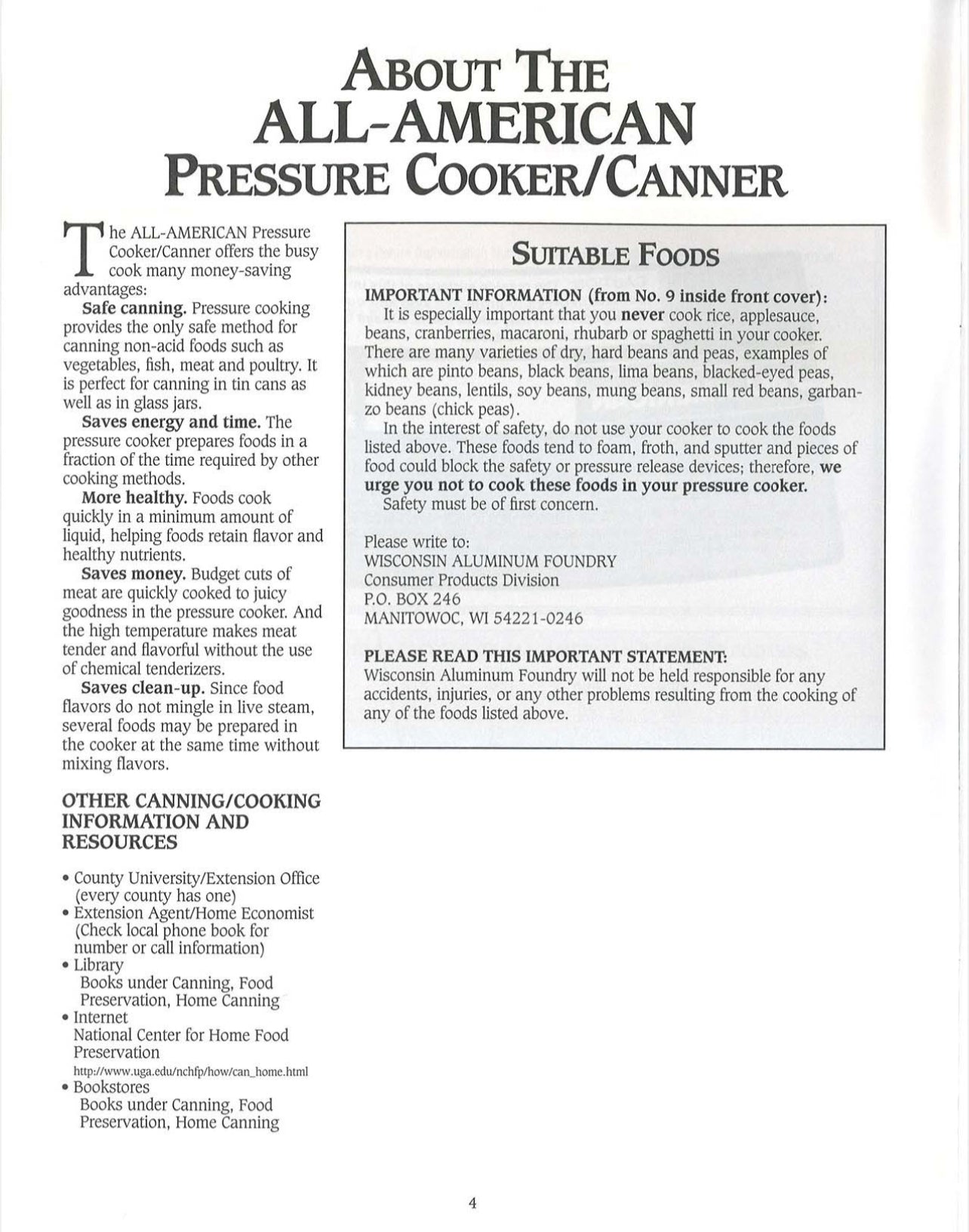 ALL AMERICAN PRESSURE CANNER COOKER CAST ALUMINUM MODEL No 921 21.5 QUART