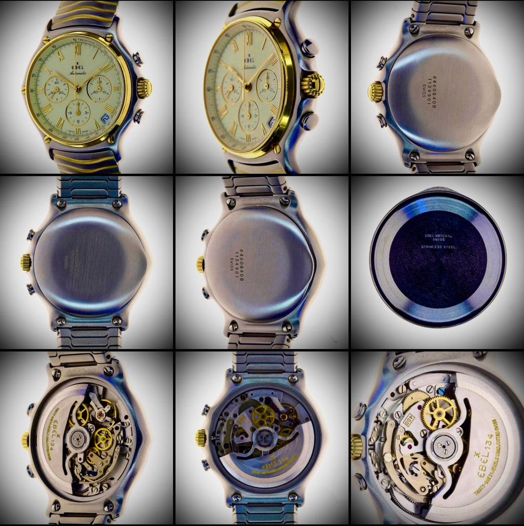 #730 Ebel Primo Zenith 400 Steel Gold 2000s
