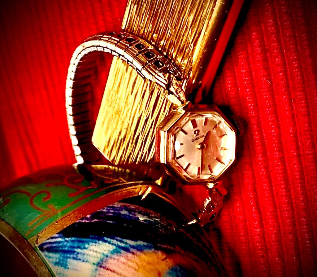 #360 Rare Vintage Omega 14K Solid Gold Ladies Cocktail Watch Bracelet | Swiss Manual Wind | Ref. 66512