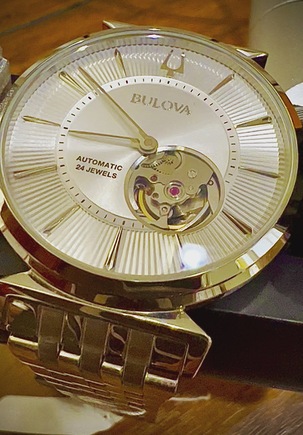 #436 BULOVA Marine Star AUTOMATIC 24 Jewels Men's Watch 98A225 MSRP $895