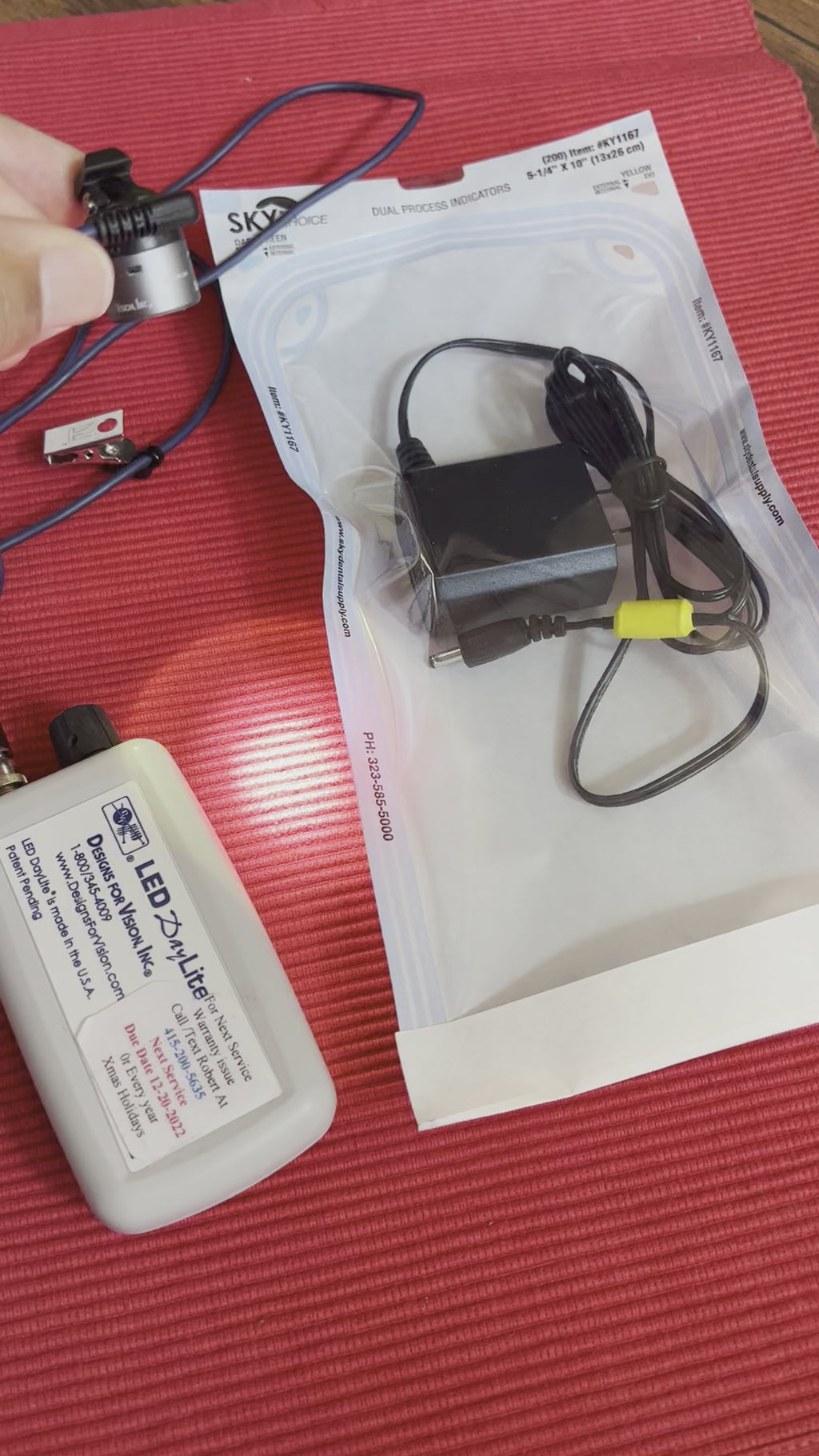 Reserved for Kenyon M. Fort DDS Design for vision LED day lite system  Service /Repairs / Rebuild and testing