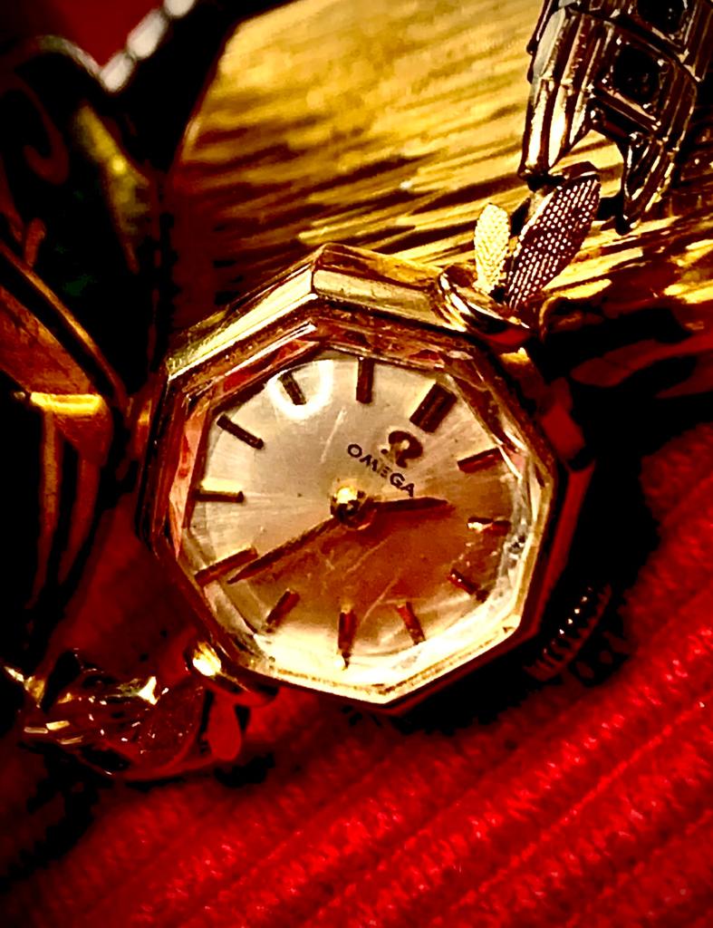 #360 Rare Vintage Omega 14K Solid Gold Ladies Cocktail Watch Bracelet | Swiss Manual Wind | Ref. 66512